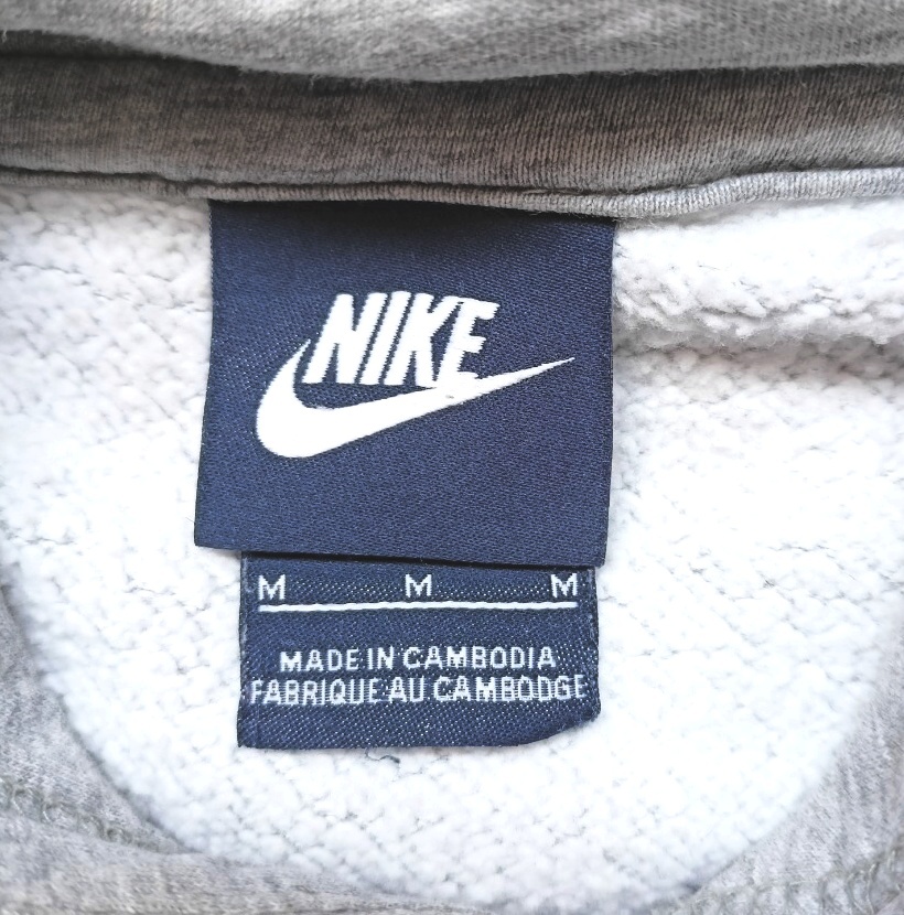 PÁNSKÁ ŠEDÁ MIKINA-NIKE-vel. M - 4