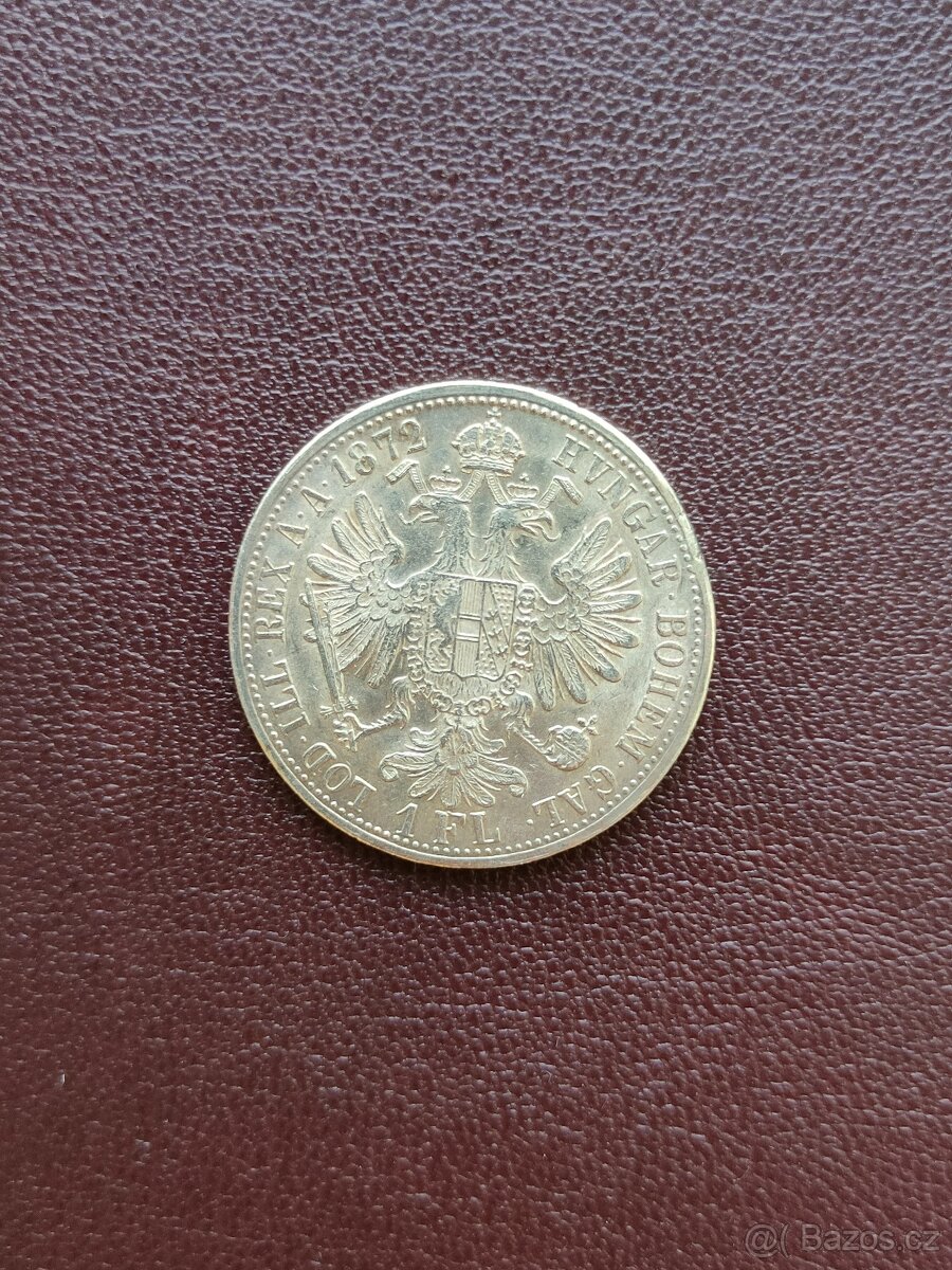 1 zlatník 1872 bz Františka Josefa I. - 4