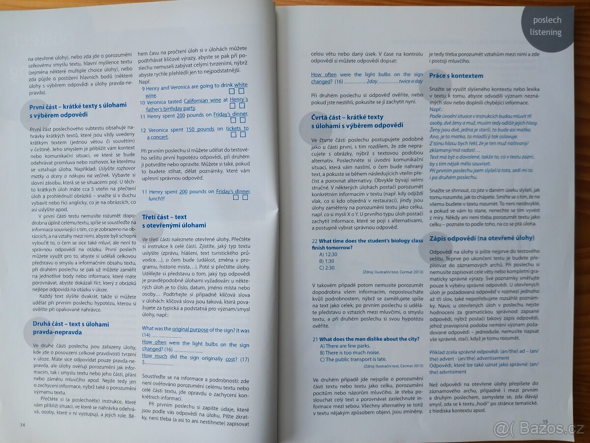 CAMBRIDGE-učebnice angličtiny - k maturitě bez obav + CD - 4