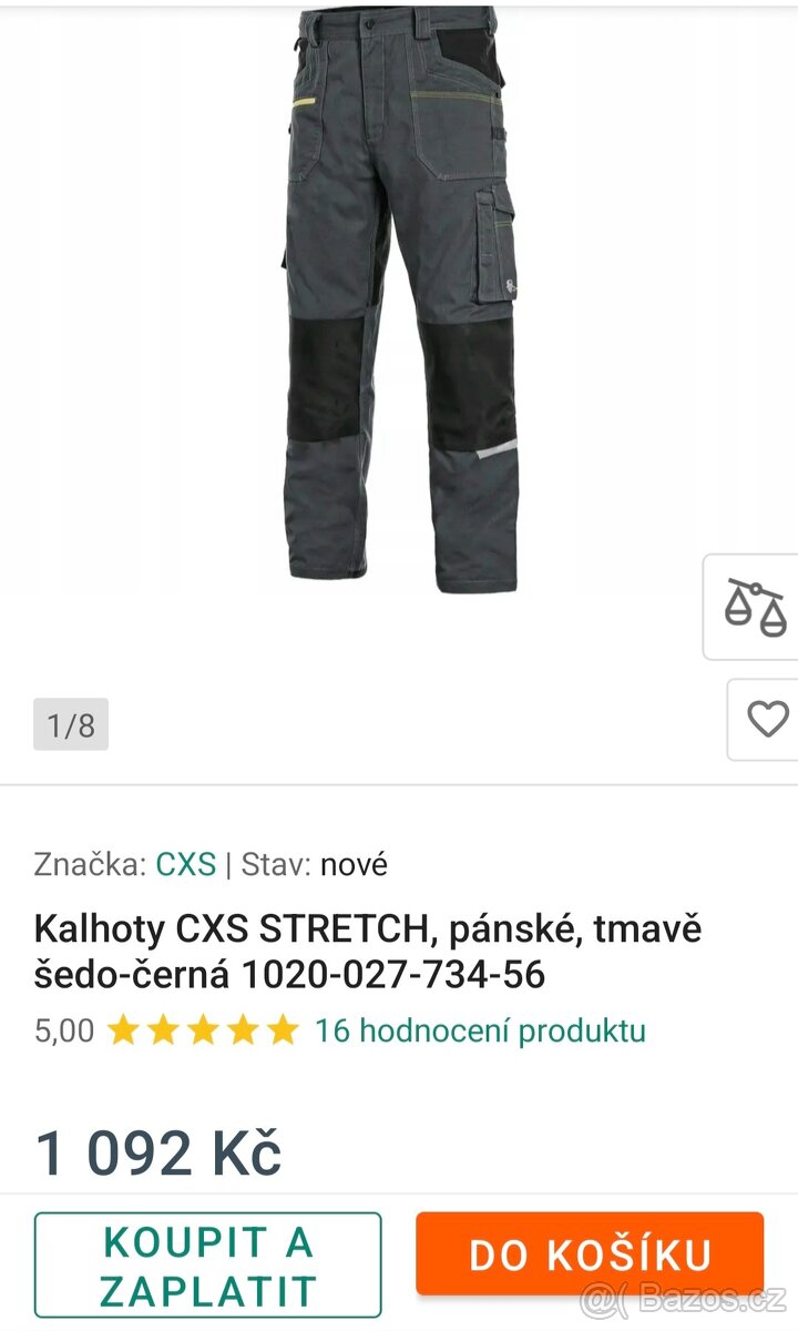 Panske monterky cxs stretch 2ks - 4