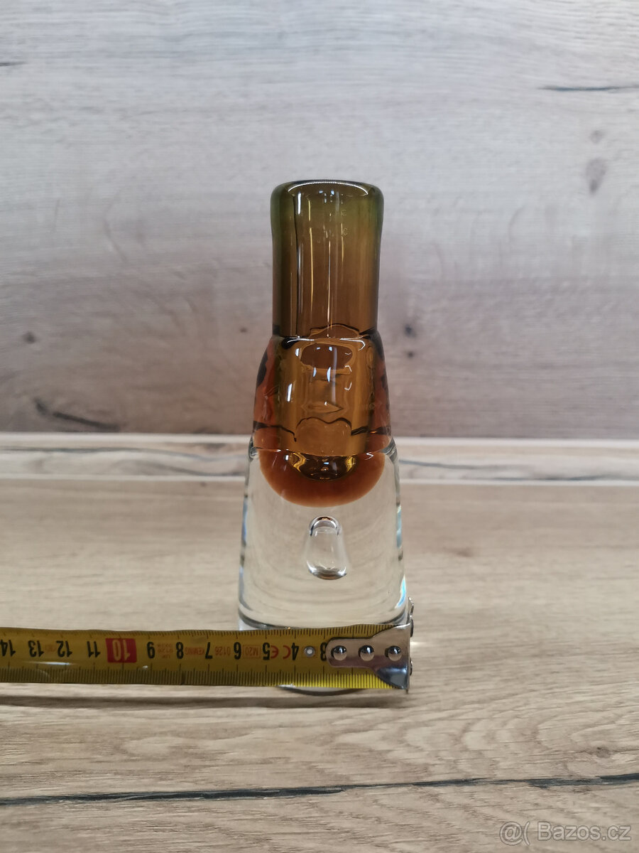 Hutnícke sklo- váza - Jaroslav Svoboda - Škrdlovice, vzor 86 - 4