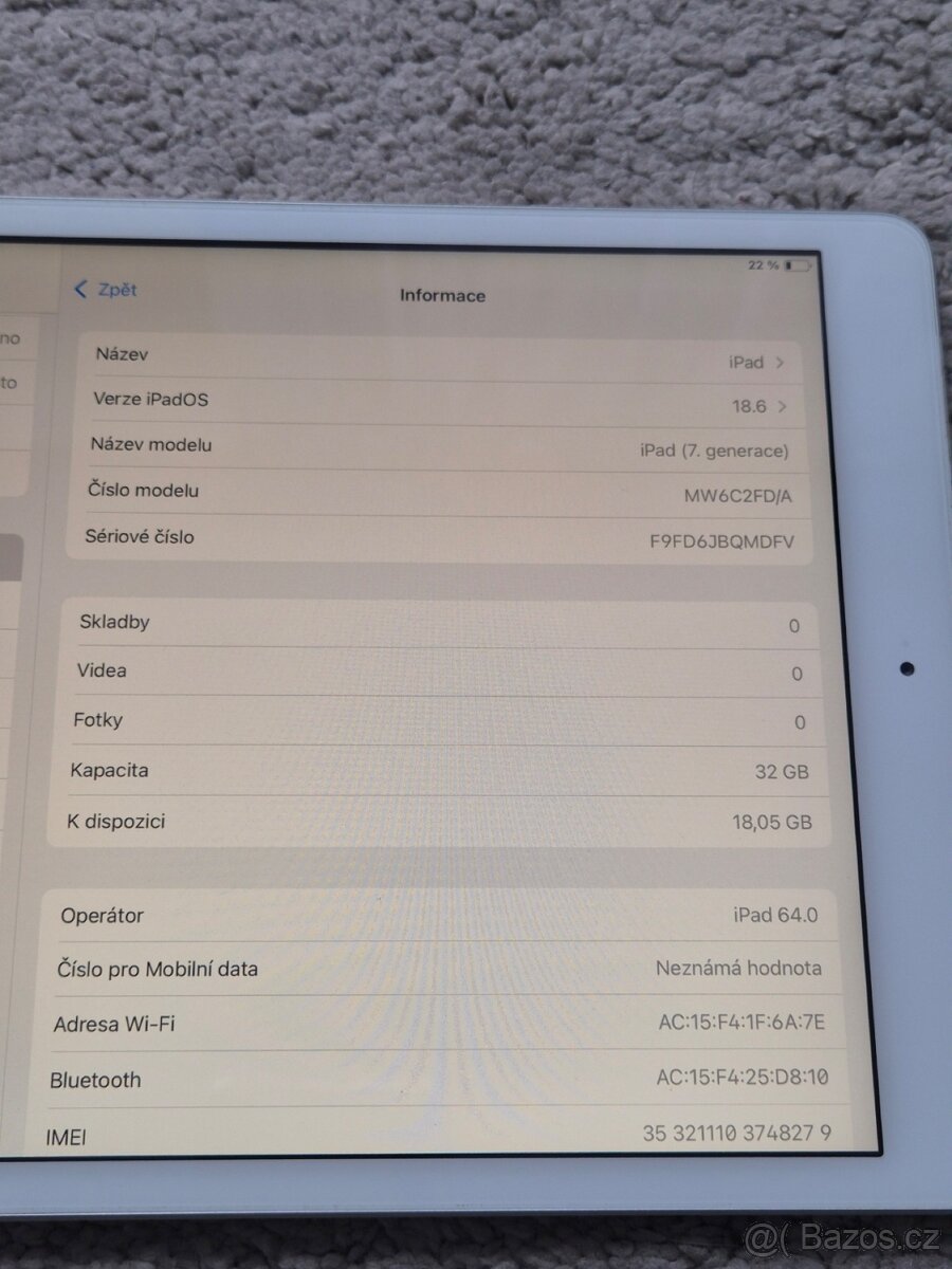 Apple iPad 7. generace 32gb Wi-Fi + Cellular - 4