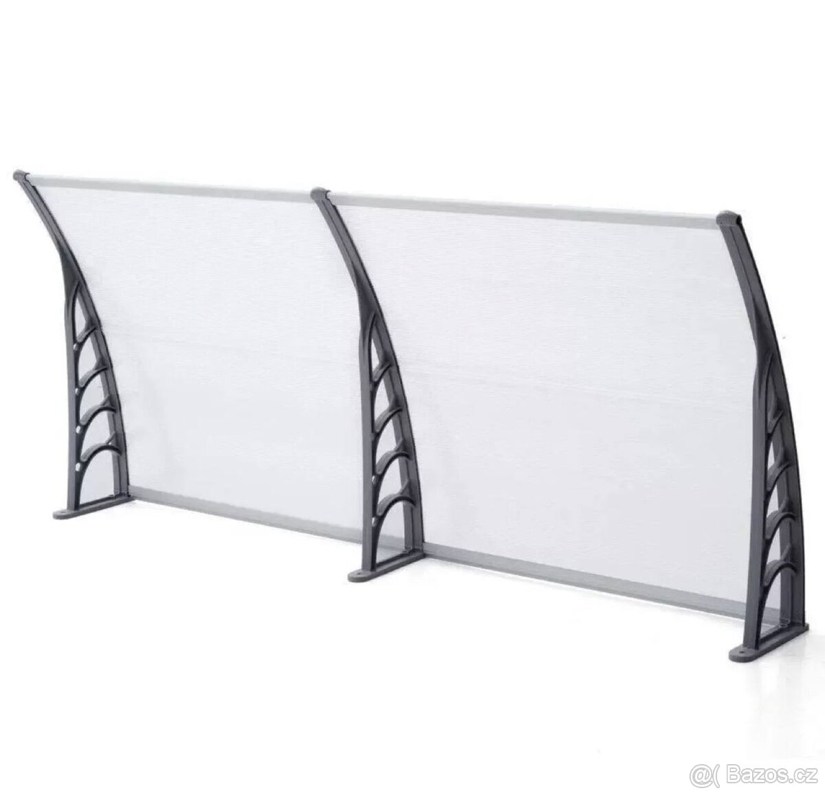Stříška na dveří z hliníku a polykarbonátu 200cm - 4