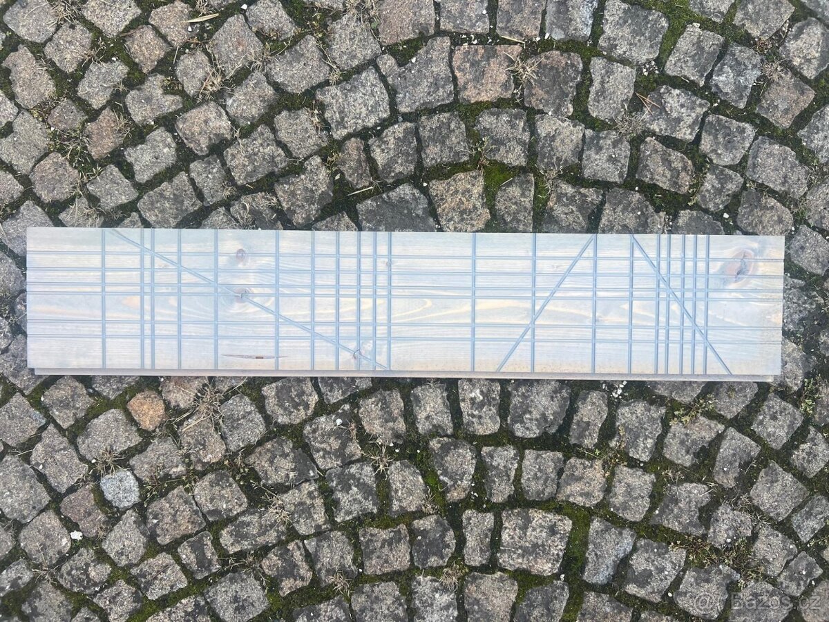 Levný dřevěný obklad Matrix šedá - 4