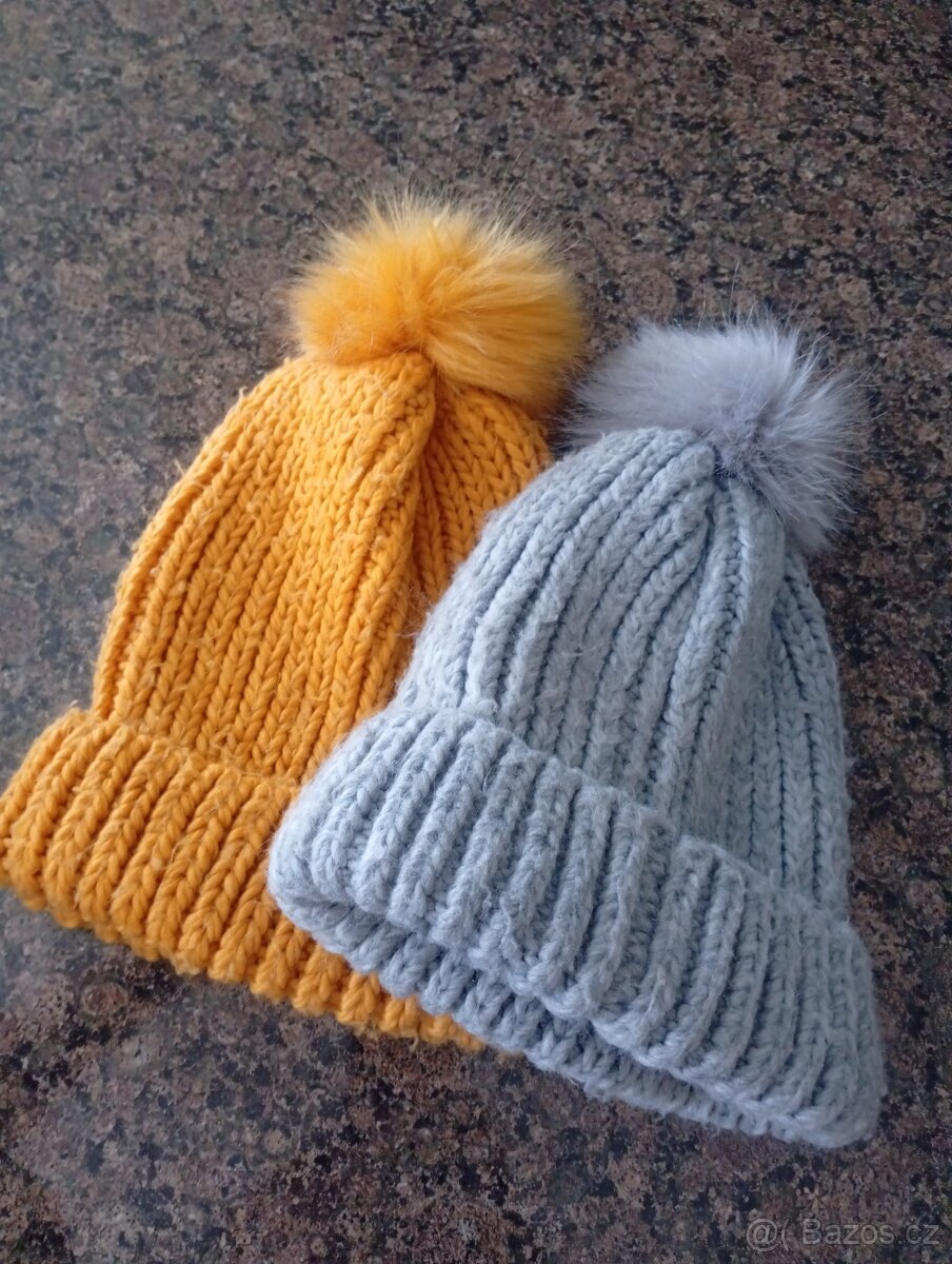 Dámské zimní čepice 4x - 4