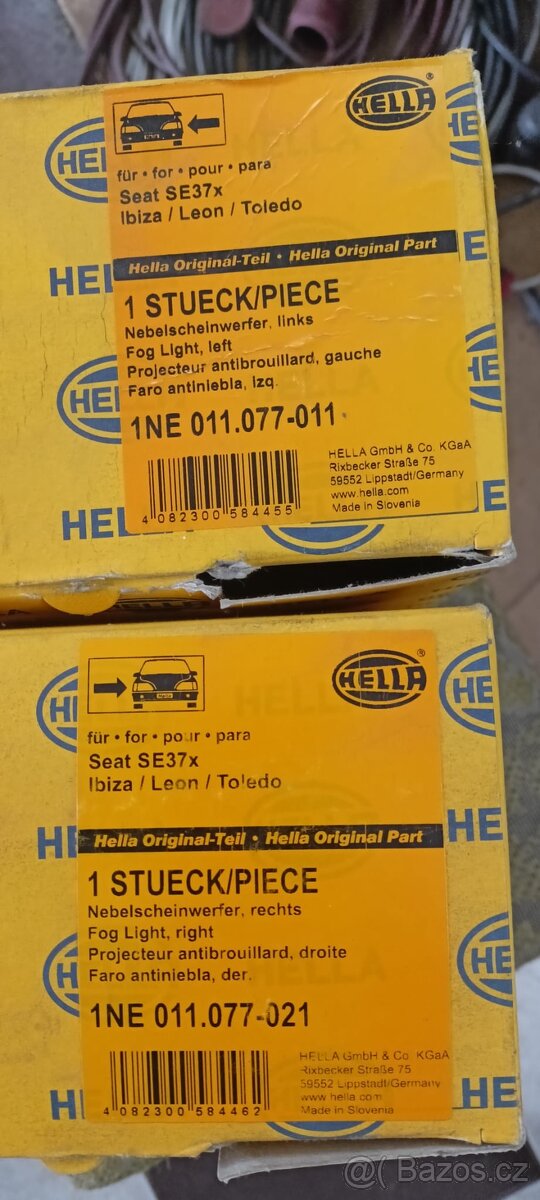 Mlhovky Seat přední - 4