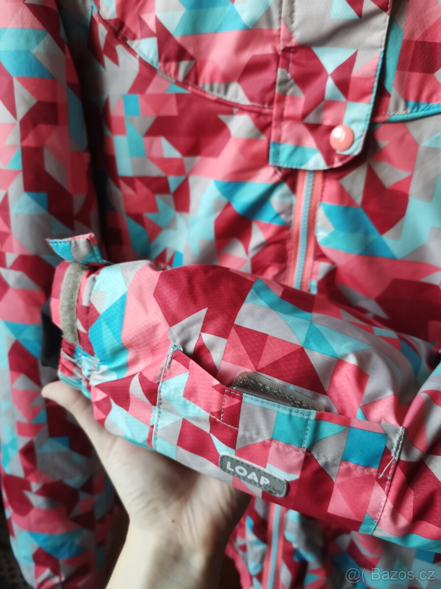 Luxusní barevná dětská lyžařská bunda značky Loap - 4