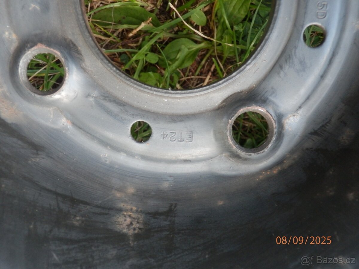 4xPlechové disky na CITROEN C2 14tky ET24 300kč všechny. - 4