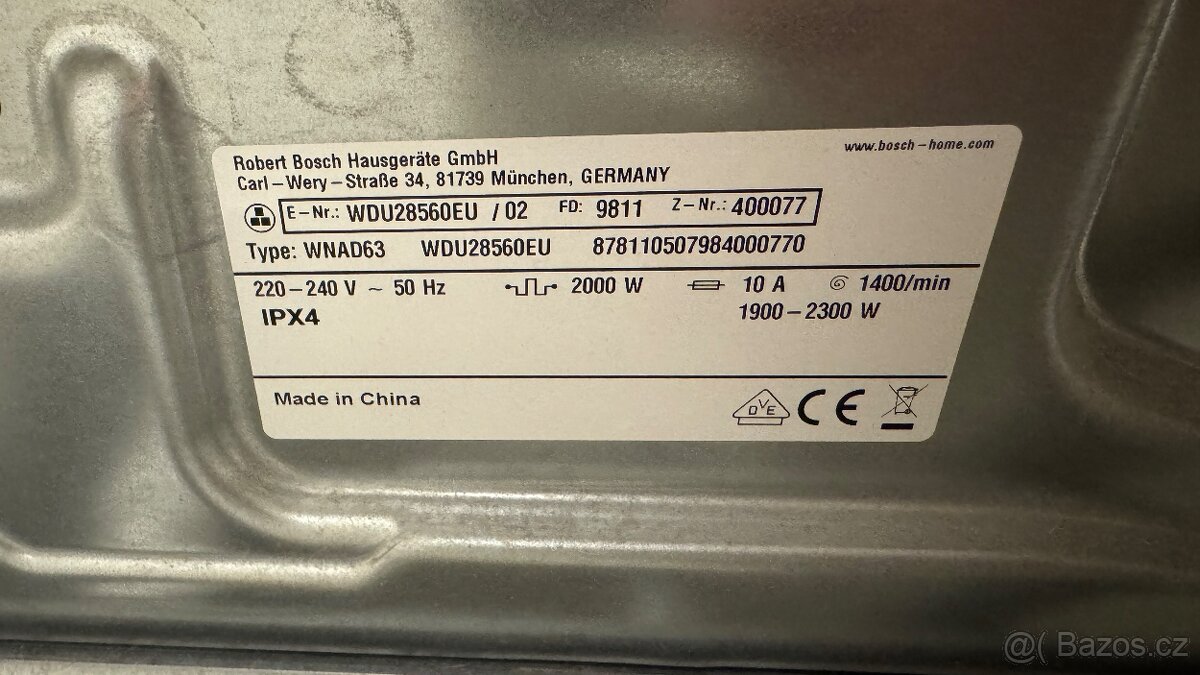 Pračka se sušičkou Bosch - 4