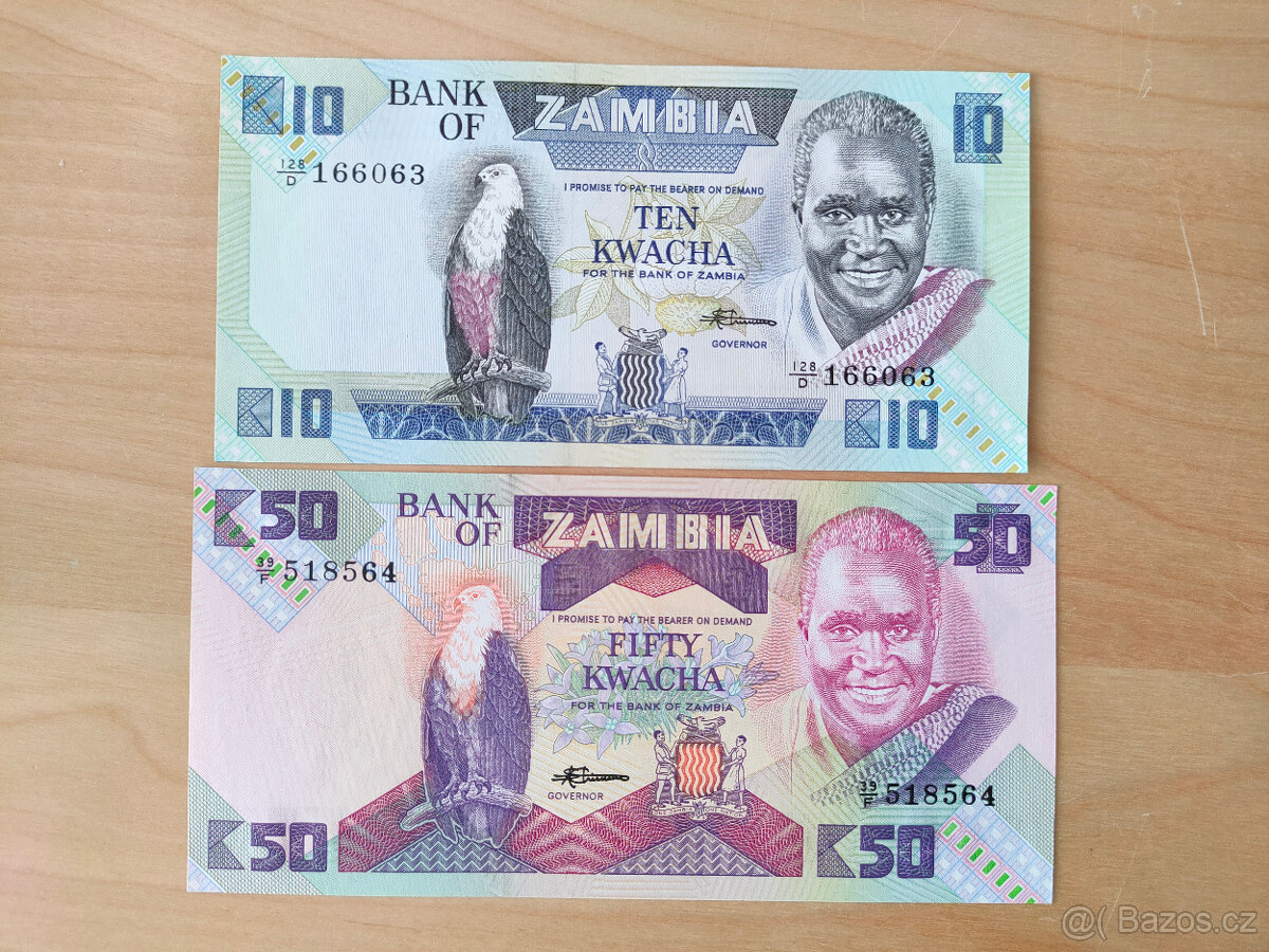 4 bankovky ze Zambie - 4