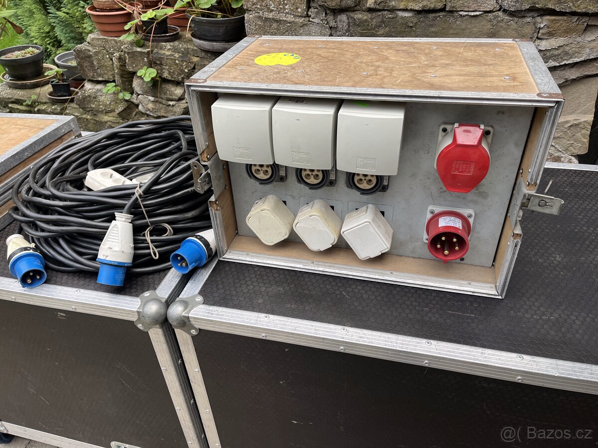 400V 32A rozvaděč v case + 3x prodlužka 20m - 4