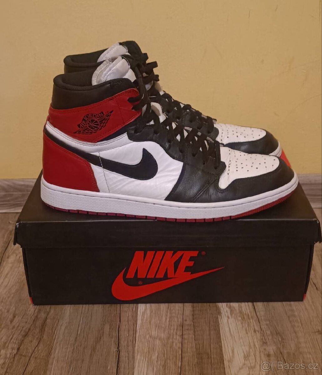Jordan 1 Black toe + FAKTURA - 4