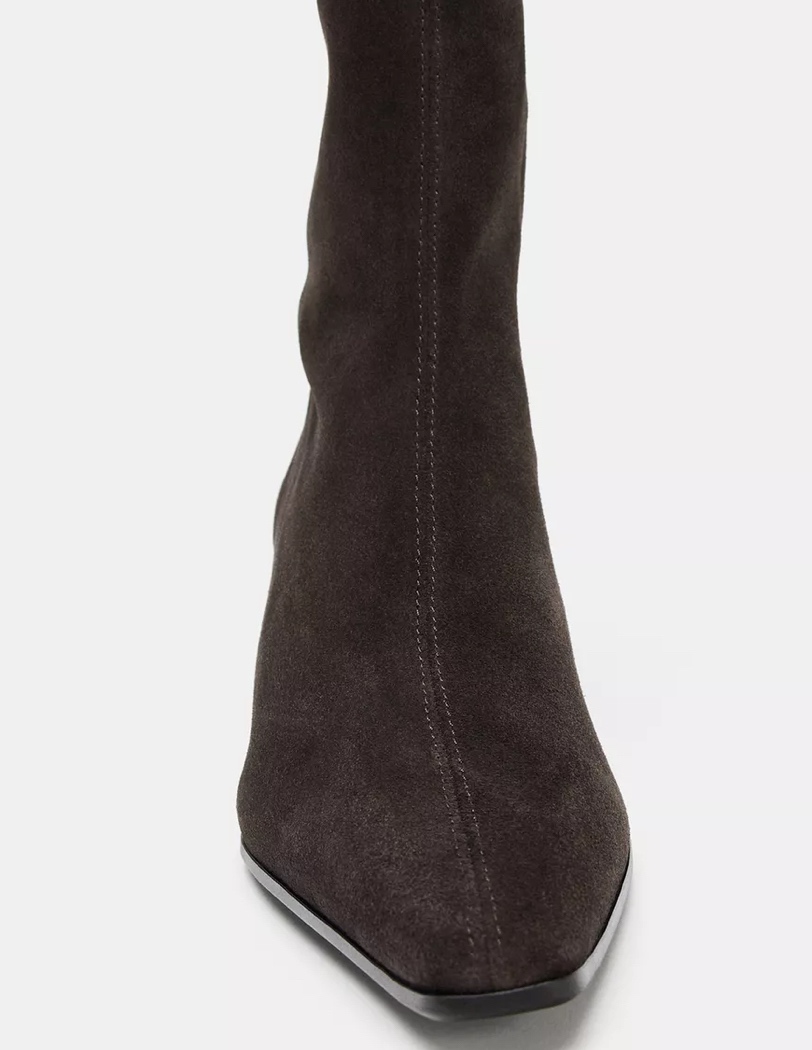 Kotníčkové boty ze semiše Zara vel.40 - 4