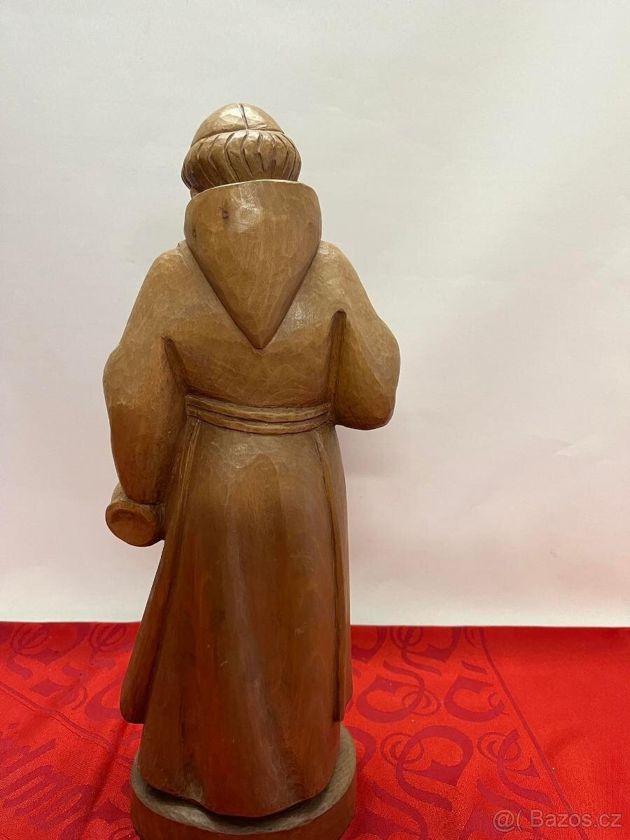 Dřevěná socha, Mnich - 4