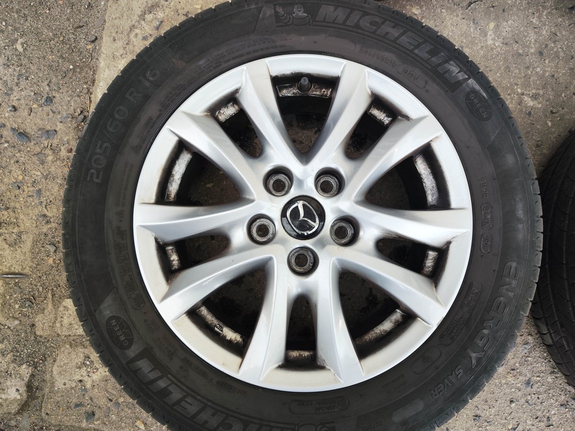 16"letní alu sada 5x114 origo Mazda 3 BM 6 5 205/60 - 4