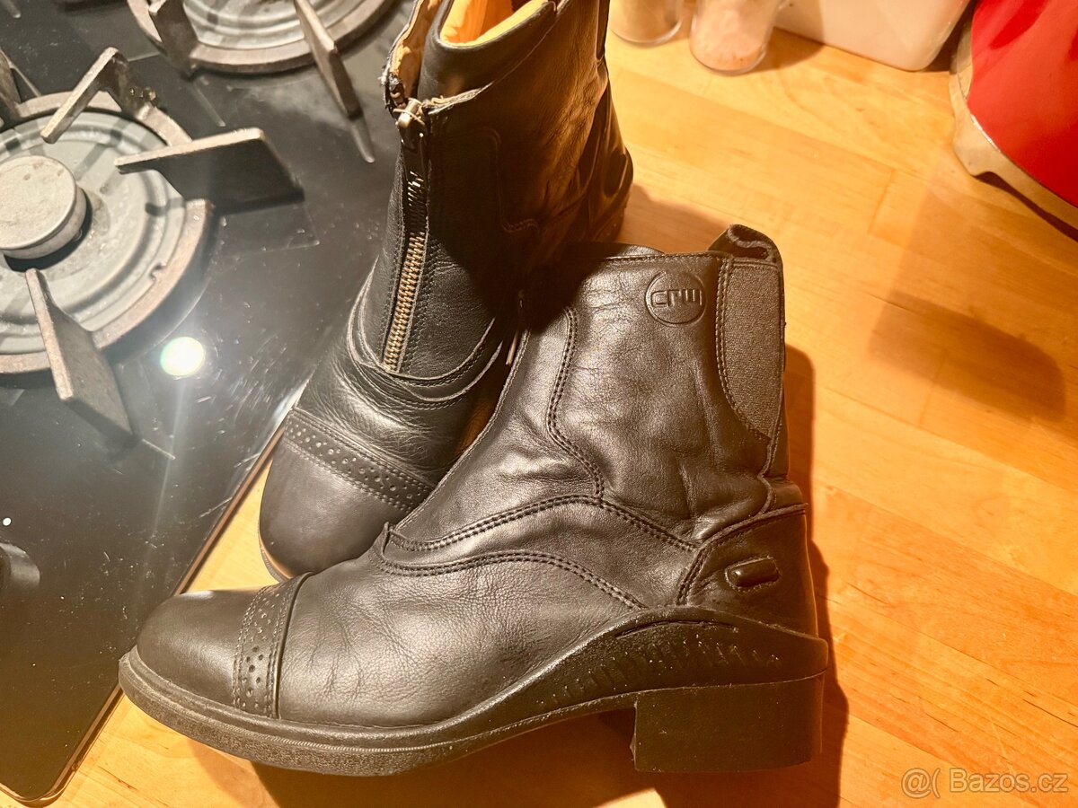 Jezdecká perka CRW, jezdecké boty - vel. 36 - 4