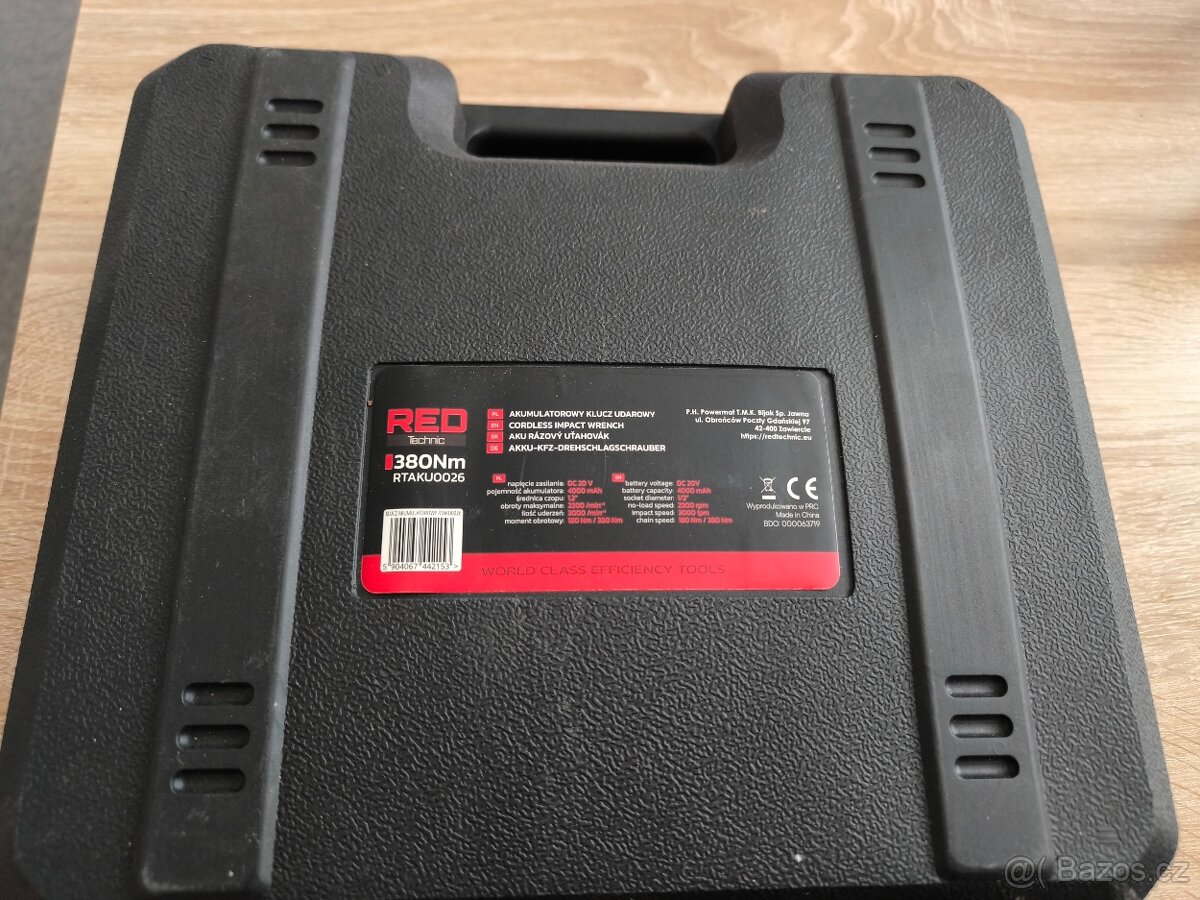 Aku rázový utahovák RED - 4