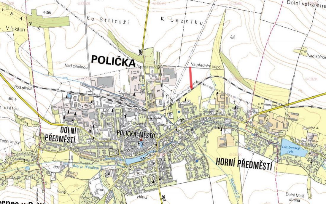 Pozemek, komerční, prodej, Polička-Město, Polička, Svitavy - 4