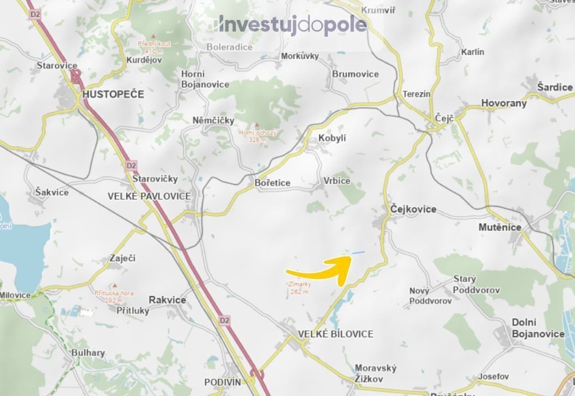 Prodej sadu / vinice 11 743 m², Čejkovice - 4