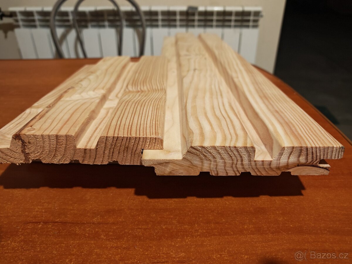 Výprodej palubek smrk, modřín a rhombusu, srubovky - 4