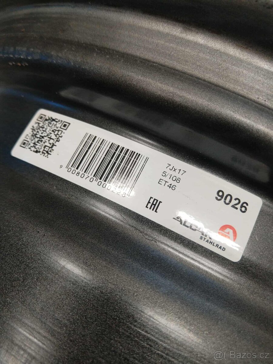 5 x 108 R 17 + 225/55 17 zimné. - 4