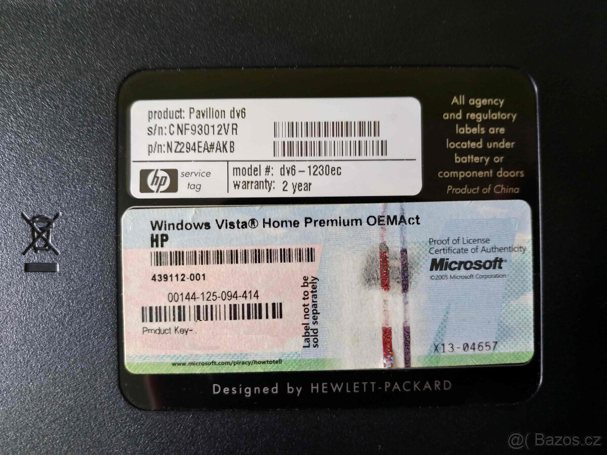 Predam nefunkcny HP Pavilion dv6-1230ec - 4