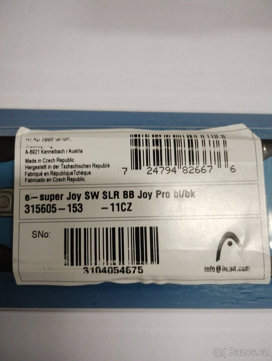 HEAD e-super Joy SW SLR + vázání Joy 11 GW SLR ,25/26,153cm - 4