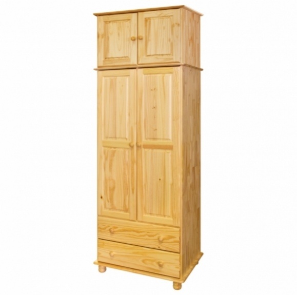 Dřevěná skříň 2dveřová 8850 lak - 4