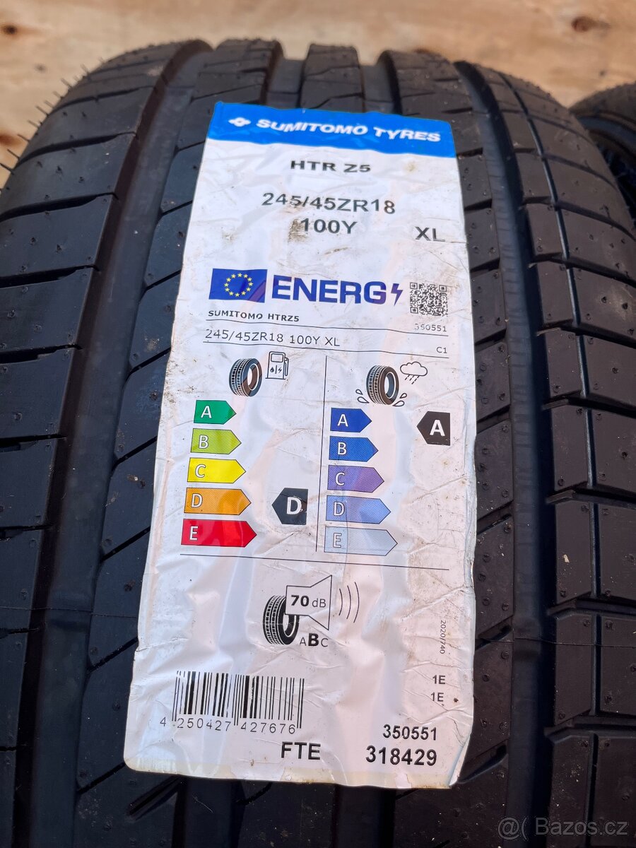 Nové letní pneumatiky 245/45/18 - 4