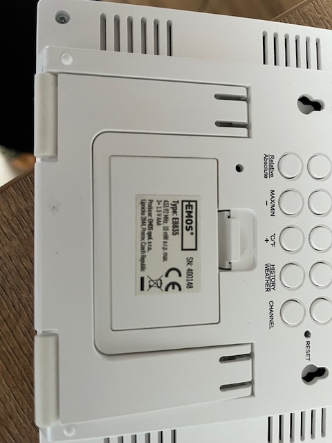 EMOS Domácí bezdrátová meteostanice E8835 - 4