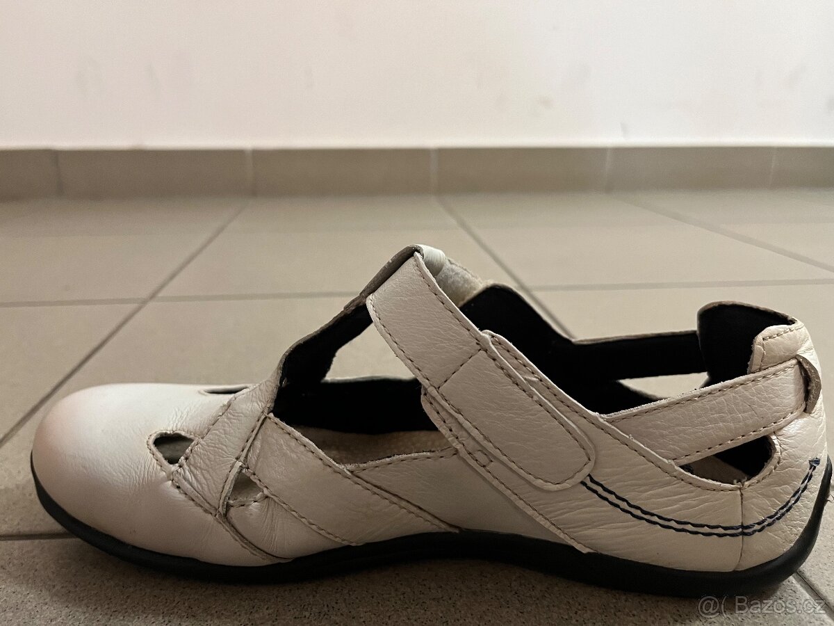 Kožené bílé boty Camel Active - 4