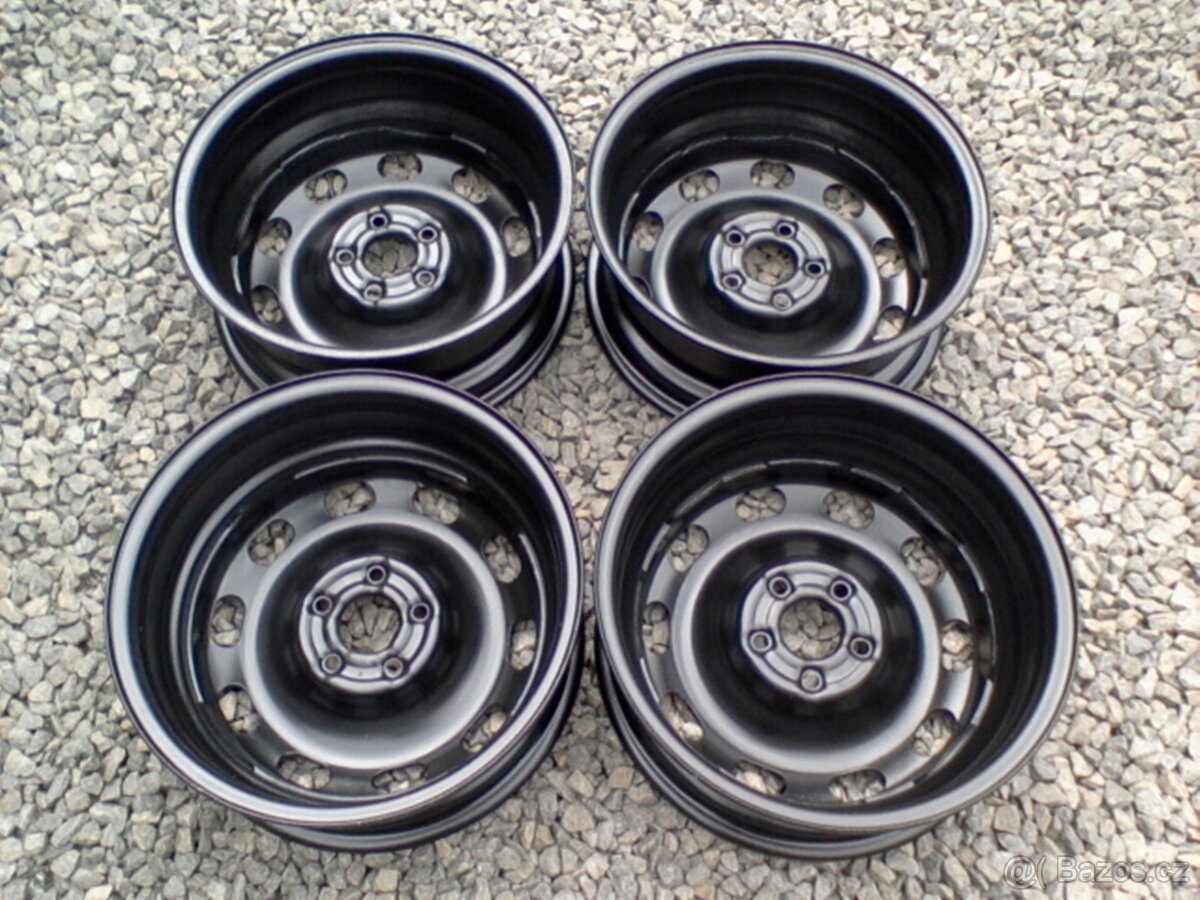 15 plechové disky Škoda Rapid,Fabia III,Octavia I,VW Polo - 4