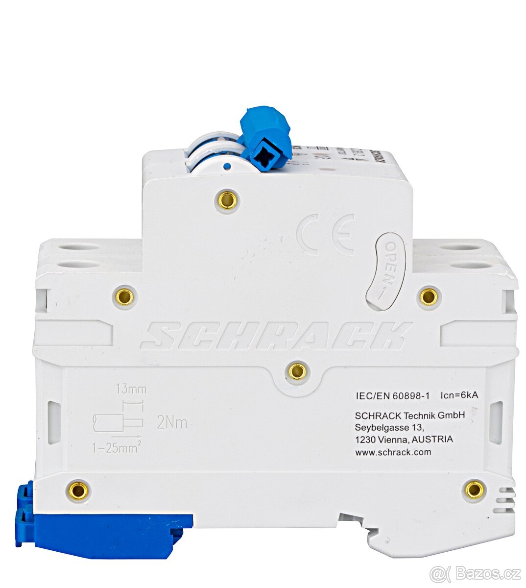 Instalační jistič SCHRACK AMPARO 6kA, C 63A, 2P - 430ks - 4