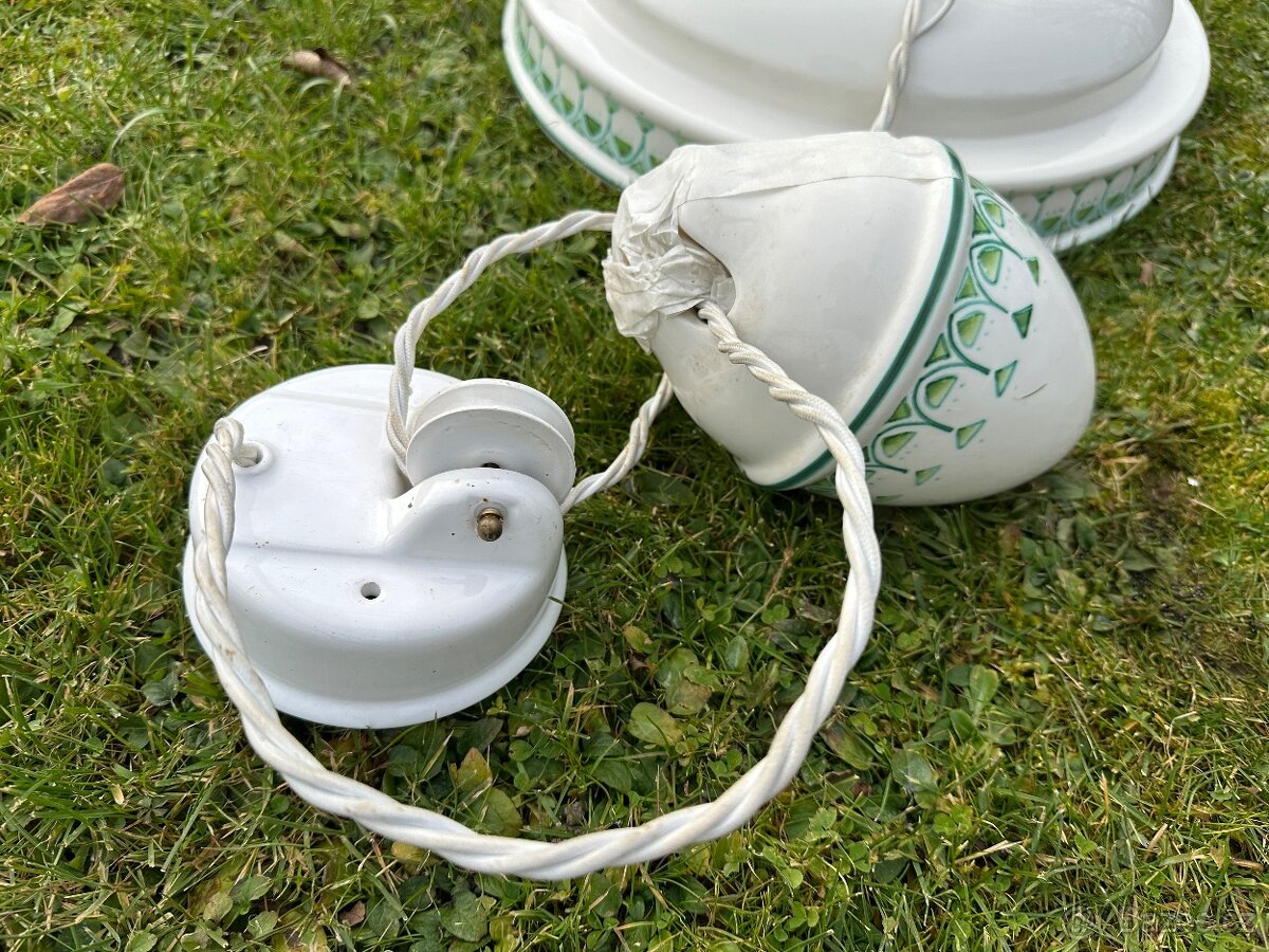 Keramický stropní stahovací svítidlo s těžítkem - 4