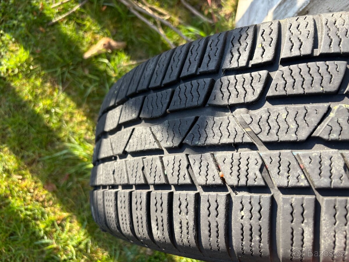 4x alu kola 17" se zimními pneu Continental 205/50 R17 - 4