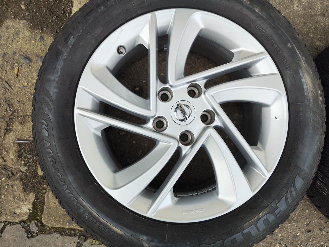 17"zimní alu sada 5x114 origo Nissan Qashqai 2 Juke Kadjar - 4