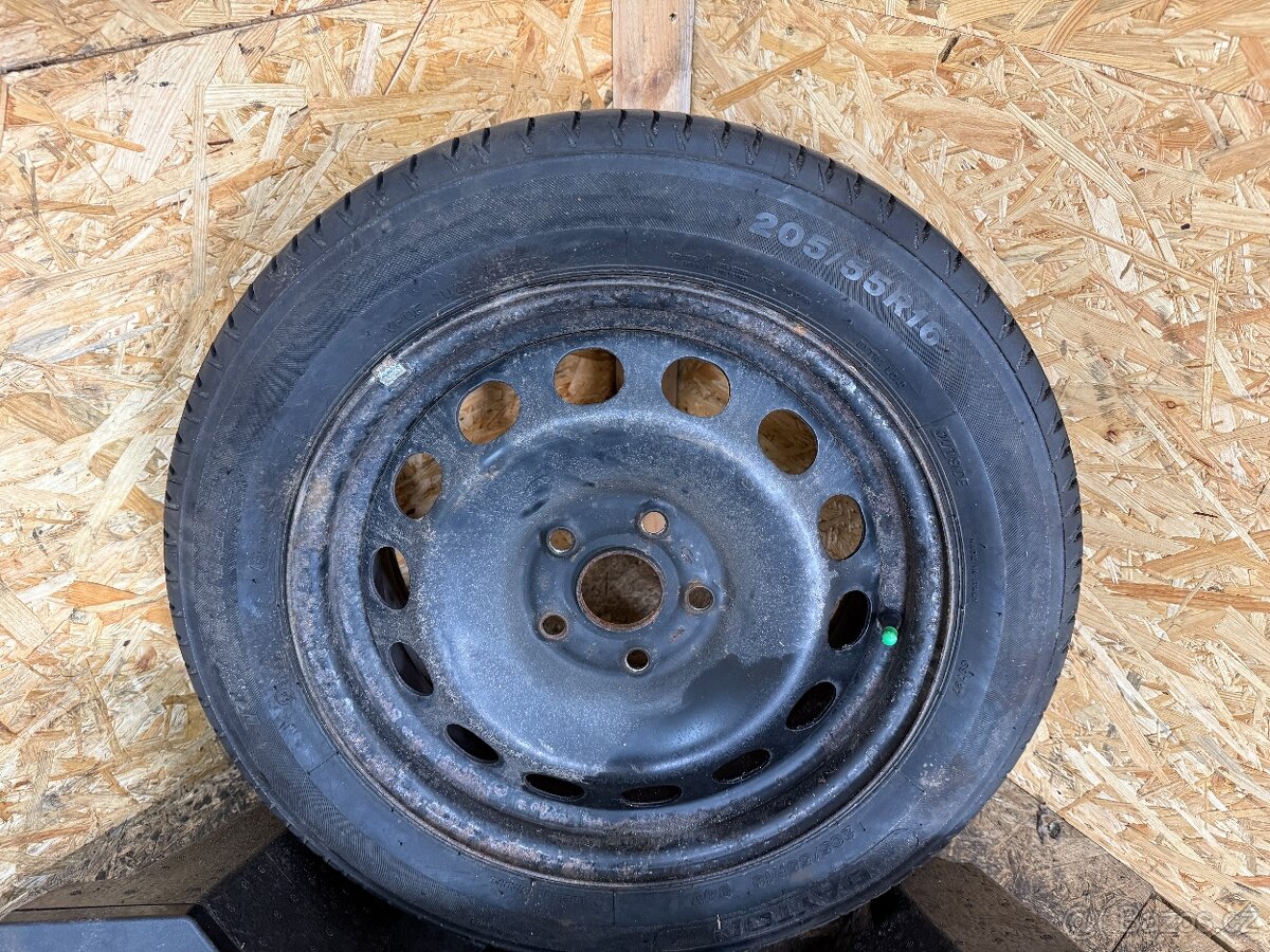 REZERVNÍ KOLO S VYBAVENÍM VW PASSAT B6 5X112 ET50 205/55 R16 - 4