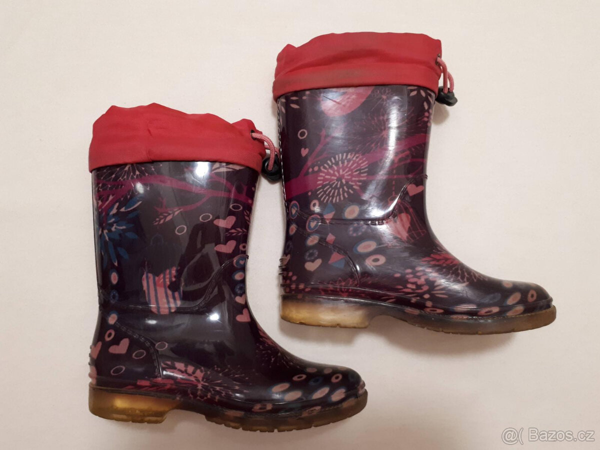 Dětské gumáky, gumáčky, holinky, vel.28 - 4