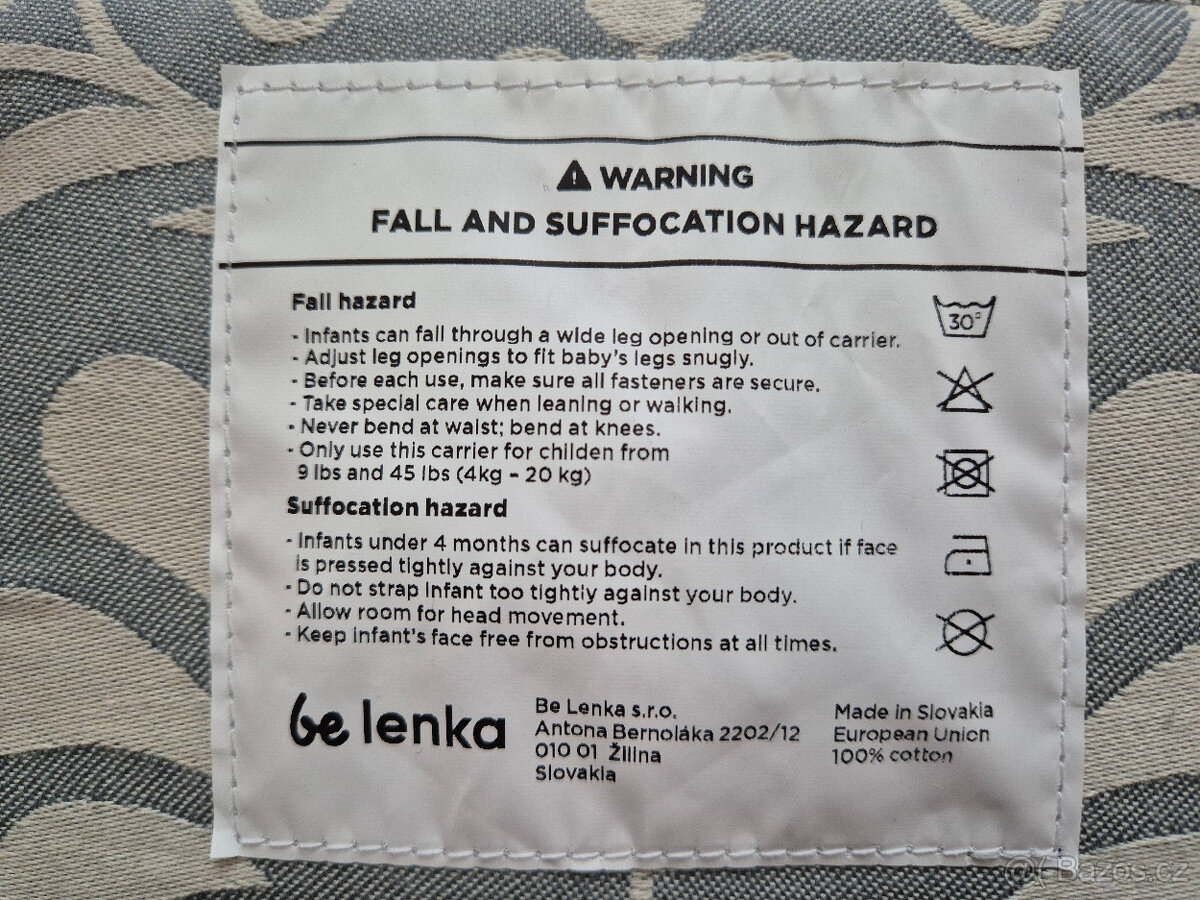 Nové, nenošené nosítko Be Lenka 4ever Neo - 4