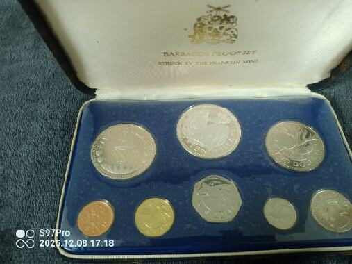 set mincí Barbados 2 mince stříbrné - 4