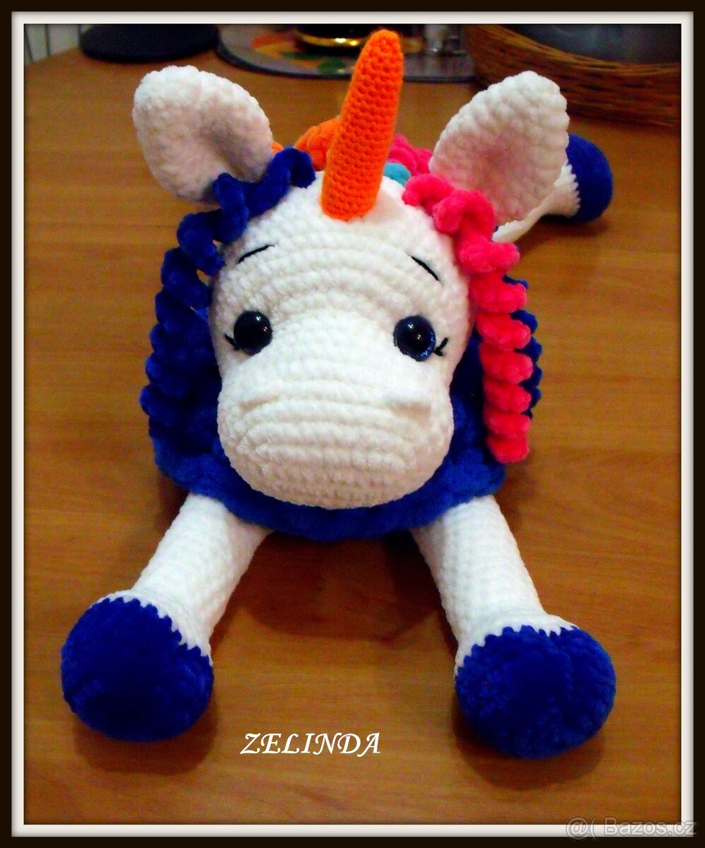 PYŽAMOŽROUT JEDNOROŽEC - modré tělo - 4