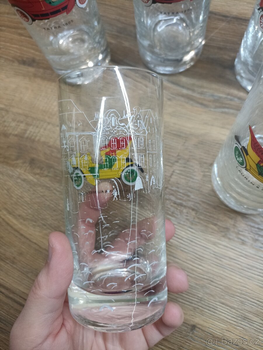 Skleničky Tatra 1905 + Laurin a Klement 1907 - 4
