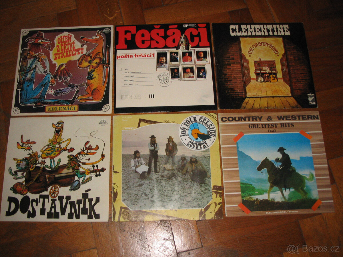 LP + SP vinyly – 30 + 7 ks = 600 Kč za KOMPLET. - 4