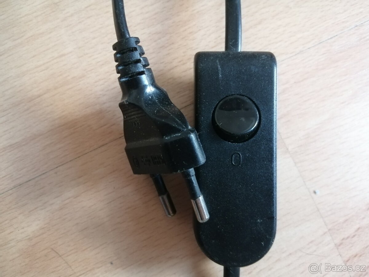 Pár nástěnných lamp dřevo/sklo - 4