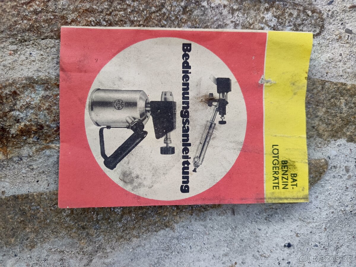 Retro benzínová pájka BAT - 4