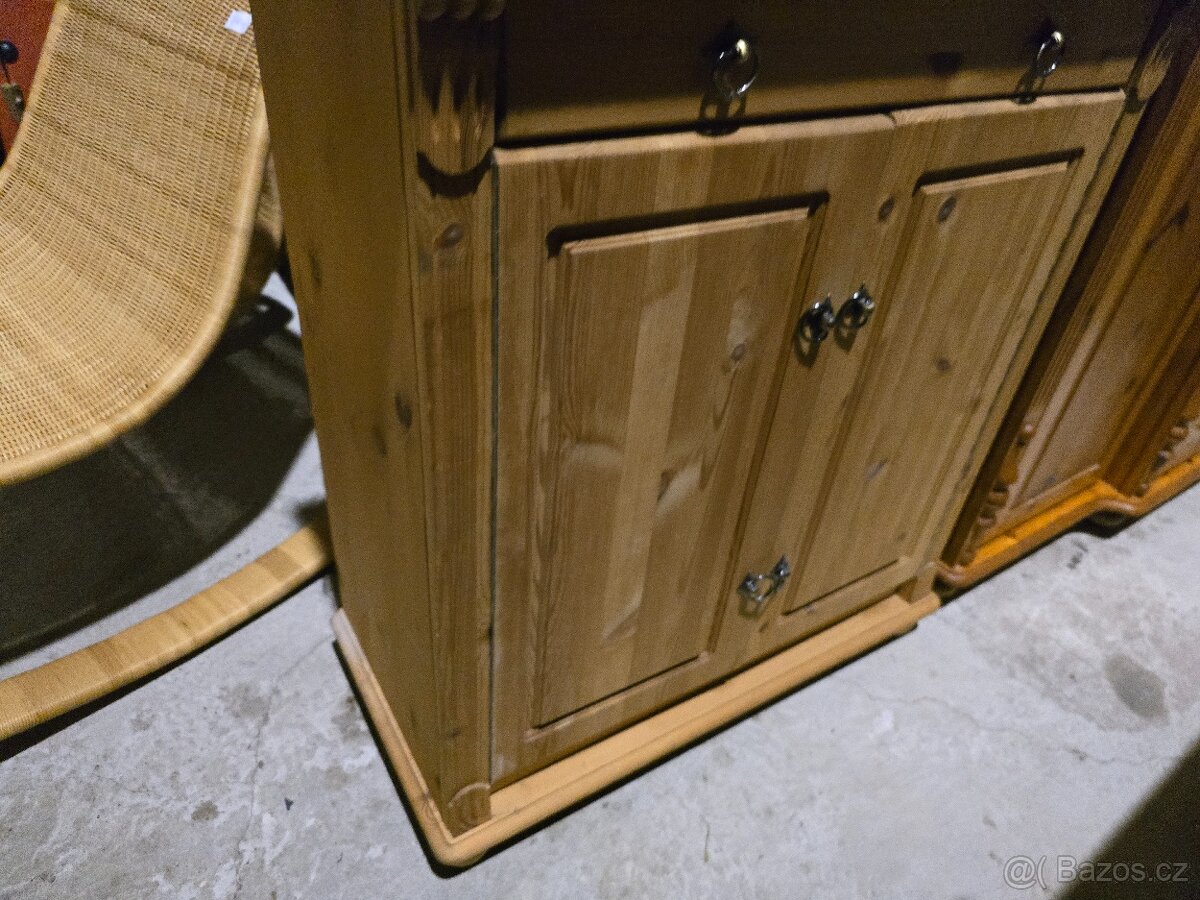 Komoda Botník Dřevo 39x80 výšká 93 cm - 4