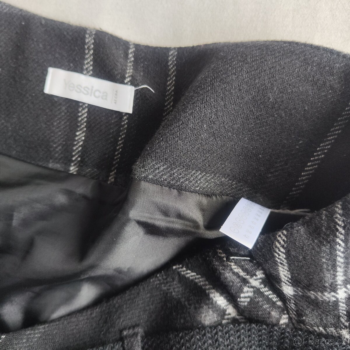 Dámská zimní vlněná sukně vel 38 - 4