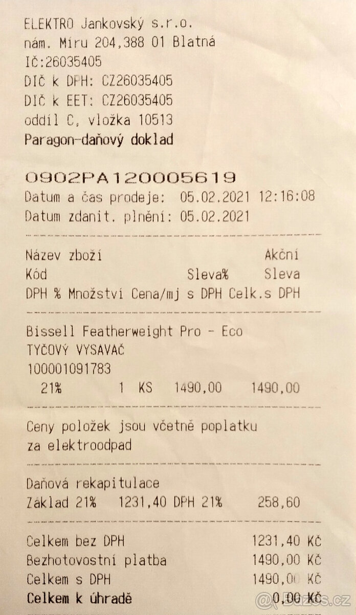 Tyčový vysavač Bissell - 4