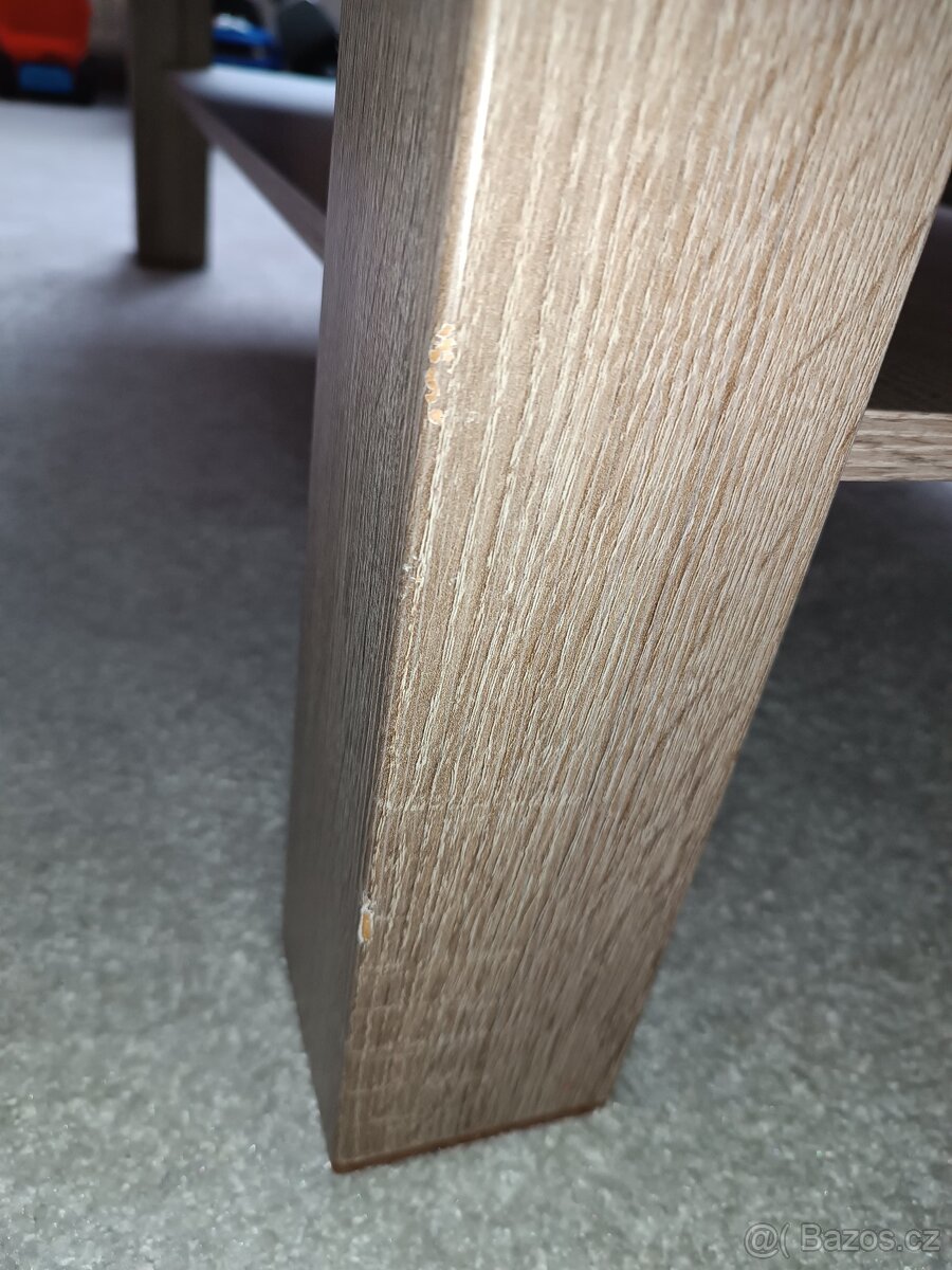Obývací stěna a stůl (dub sonoma) - 4
