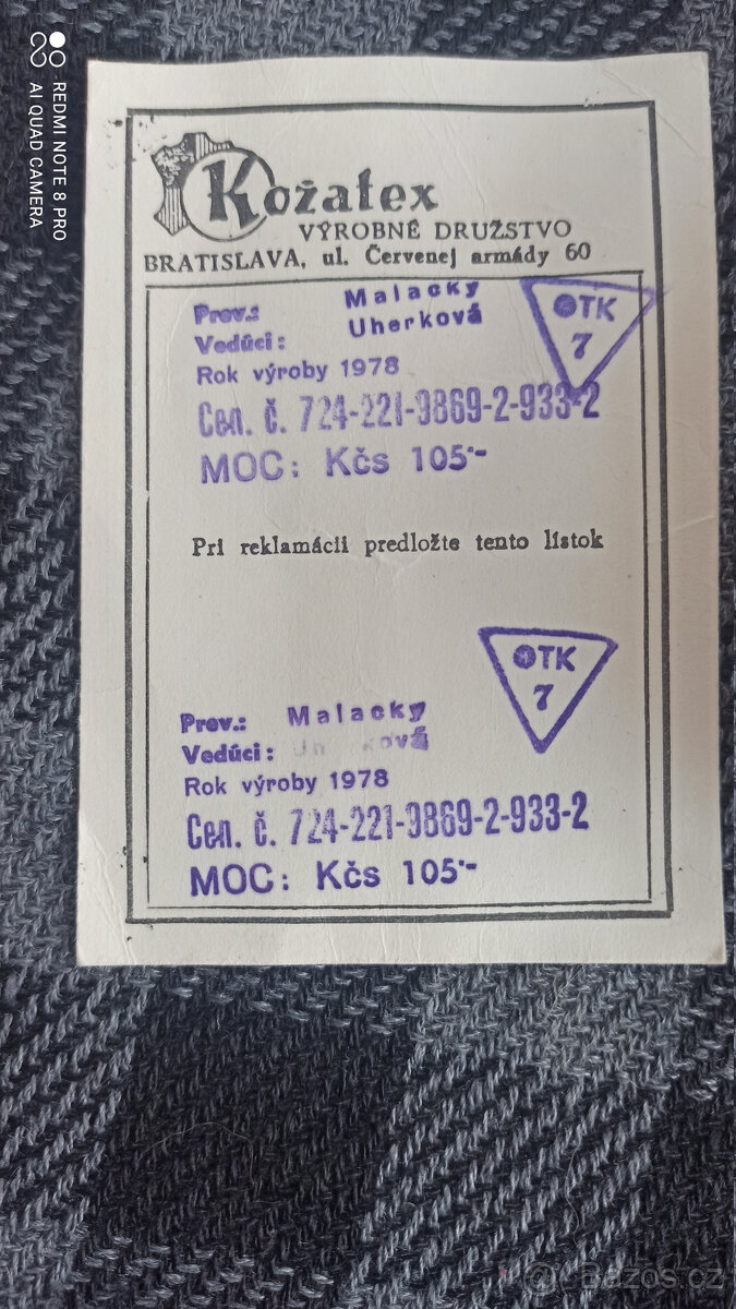 Retro kabelka z roku 1978 - 4